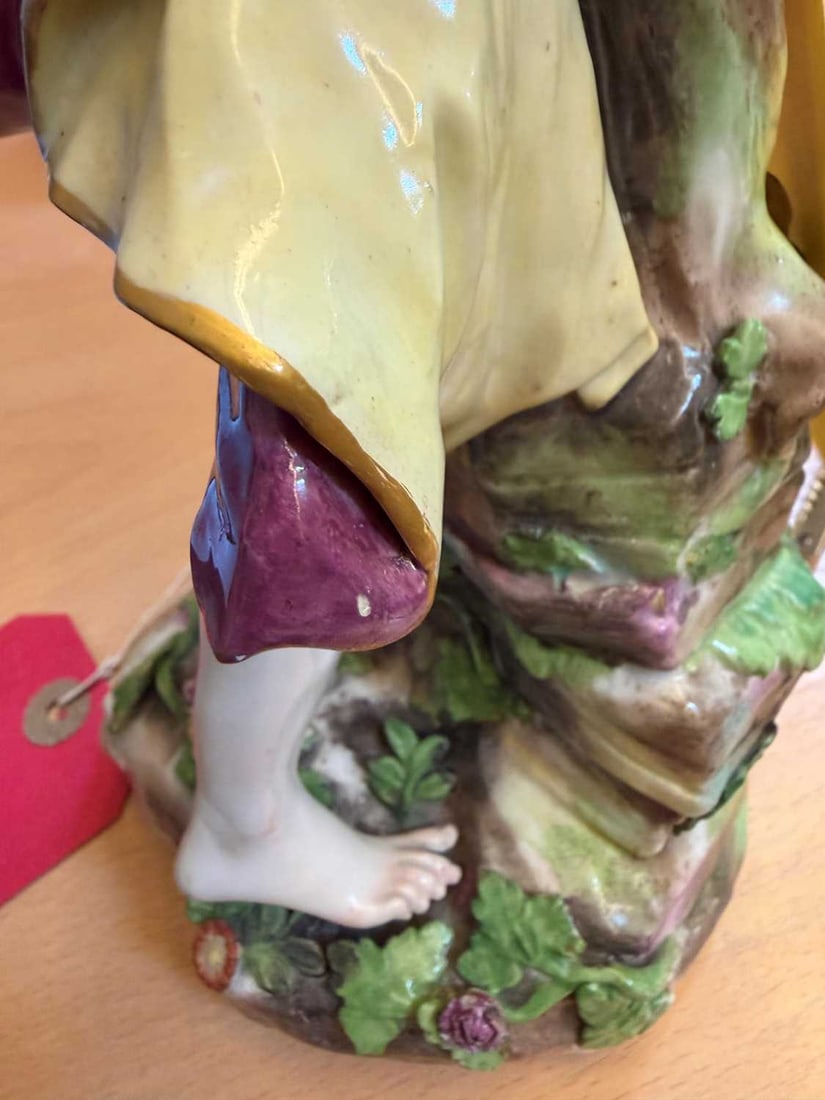 A Derby porcelain figure of Orpheus, early 19th century, - 7