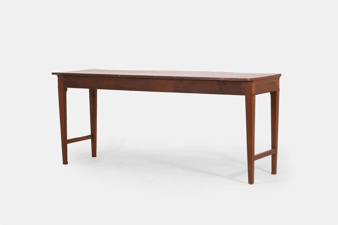 A George III mahogany serving table, c.1790, - 2