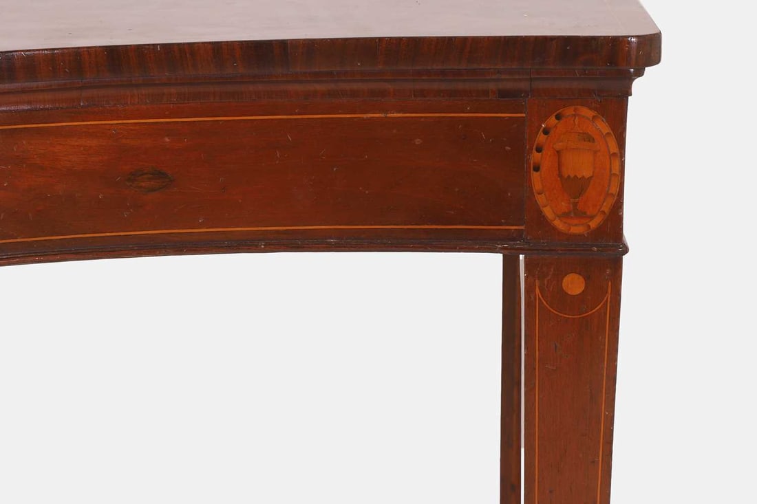 A George III mahogany serving table, c.1790, - 4