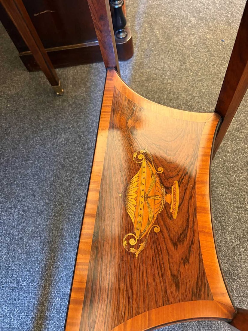 A Victorian inlaid rosewood console table, circa 1890, - 3