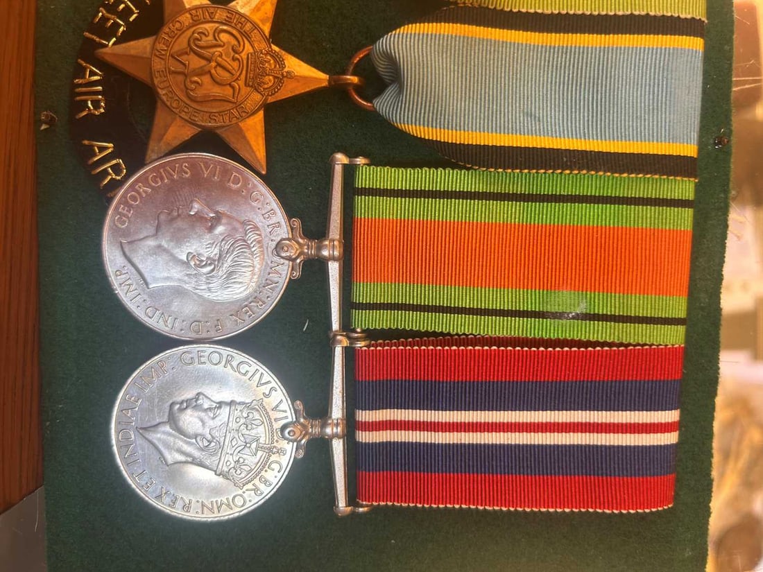 A George VI World War II medal group, - 7