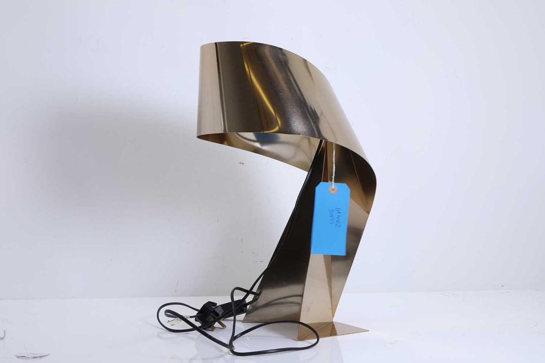 A Habitat ‘Ribbon’ table lamp, of recent manufacture,: A Habitat ‘Ribbon’ table lamp, of recent manufacture, designed by Claire Norcross for Habitat in 2005, with labels to the base Condition Report: We cannot guarantee the full working