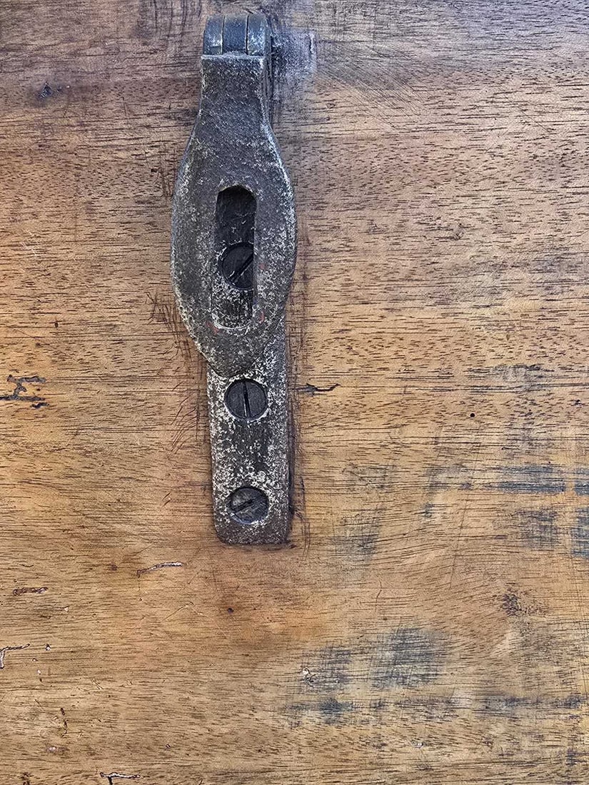 A large hardwood chest, 18th century and later, probably Dutch colonial, - 6