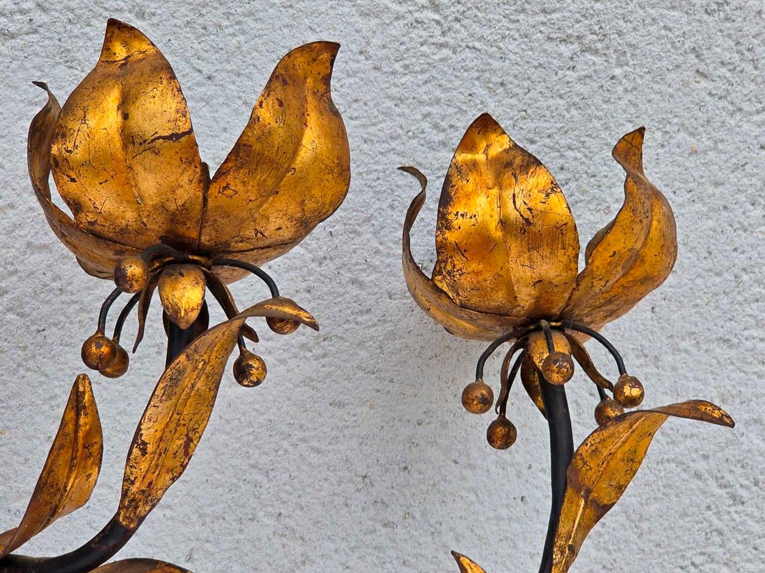 A Regency style gilt metal sconce by Hans Kogl, Mid 20th century, - 5