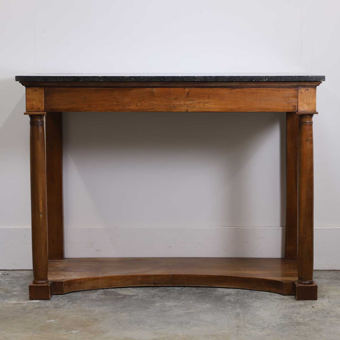 An oak Biedermeier style console table, early 19th century, (1 of 7)