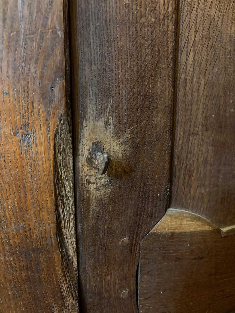 A provincial French oak armoire, early 19th century, - 14