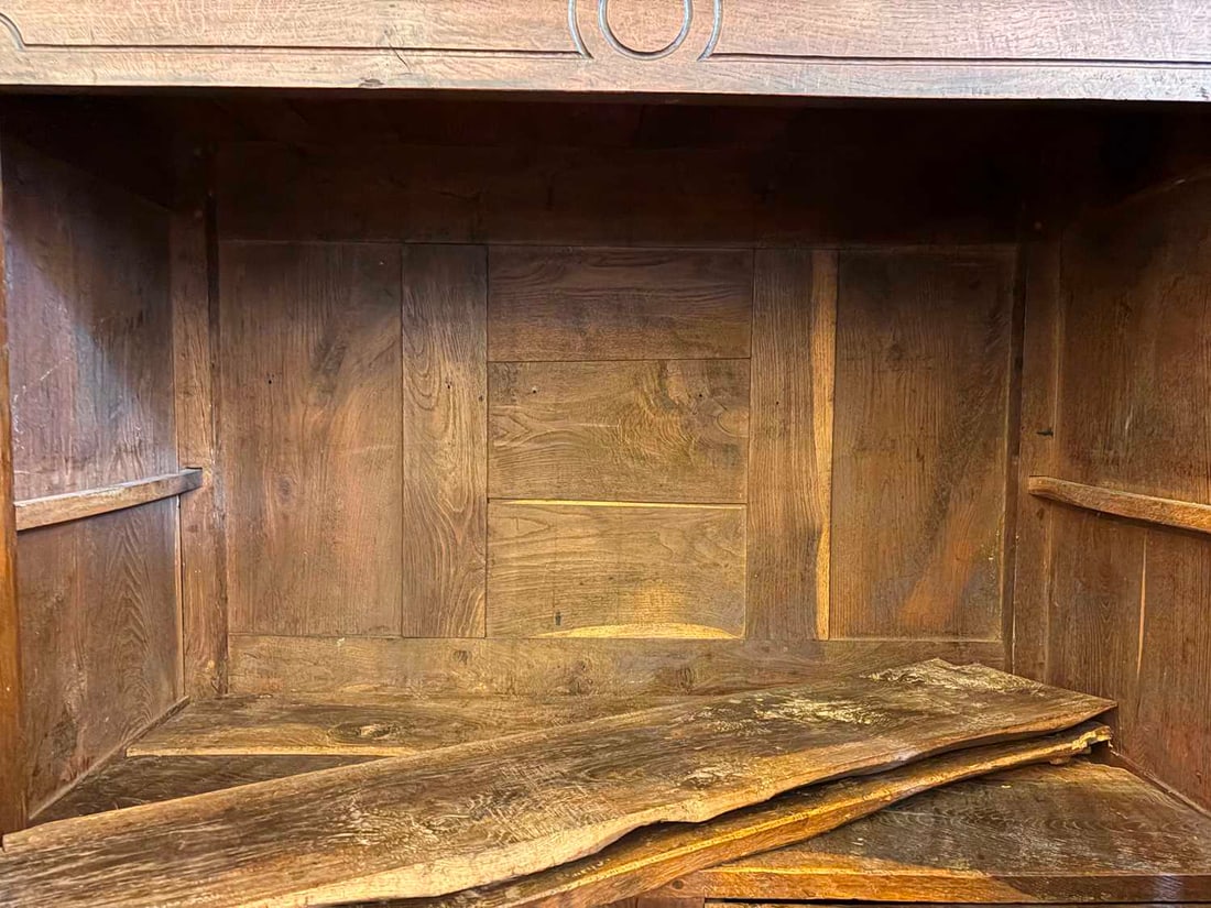 A provincial French oak armoire, early 19th century, - 18