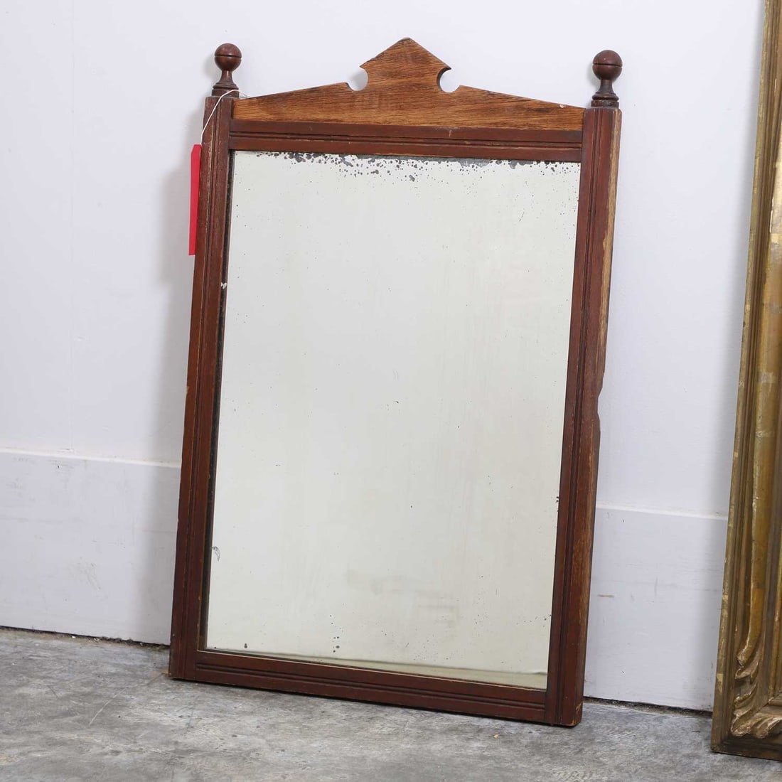 A George III-style toilet mirror, (1 of 2)