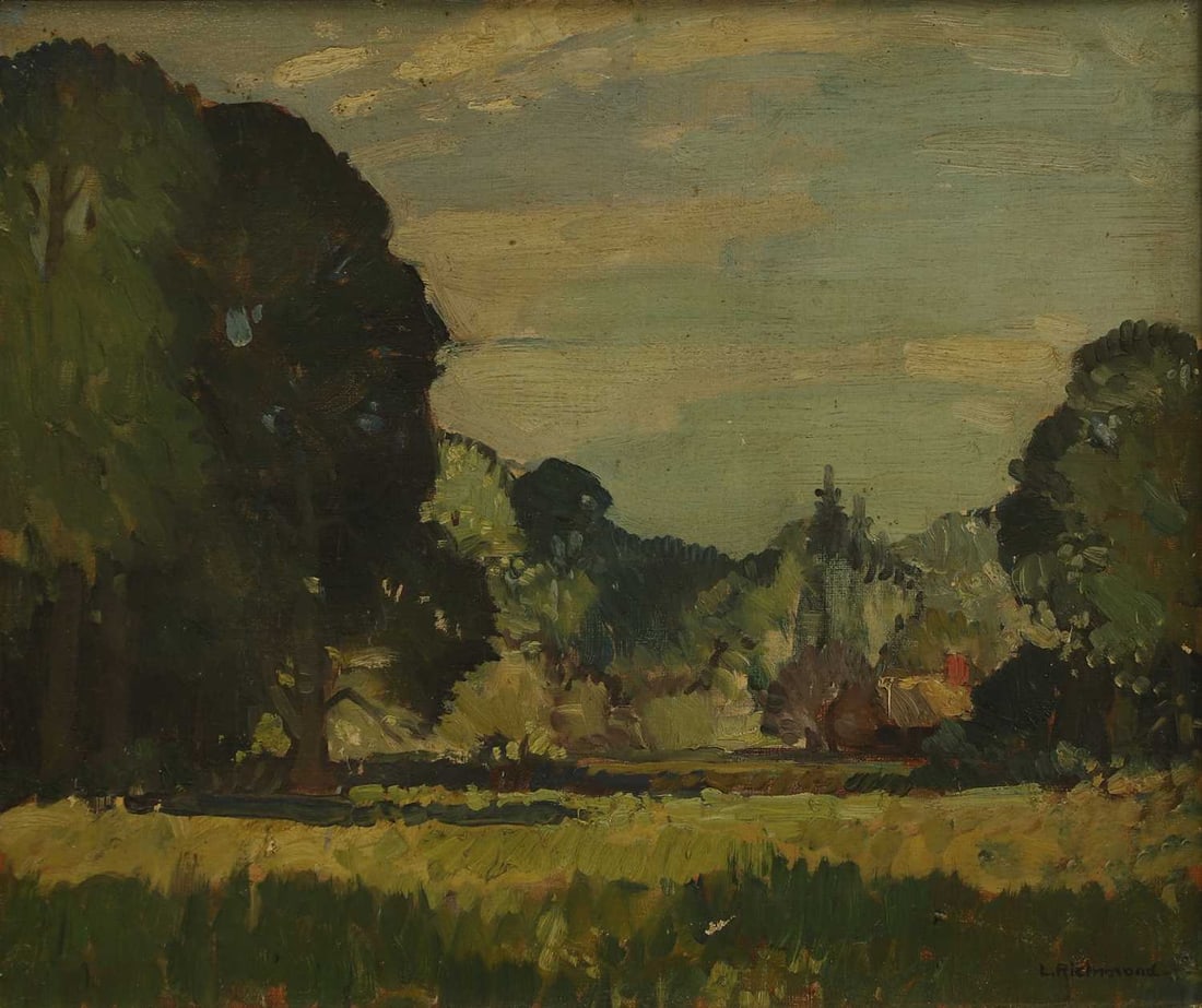 Leonard Richmond (British, 1889-1965) 'Scene from Honfleur' (1 of 4)