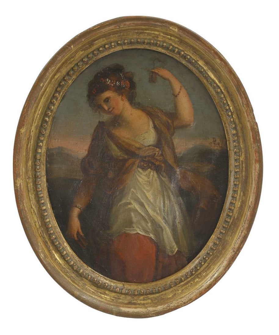 Manner of Angelica Kauffman A classical figure (1 of 2)