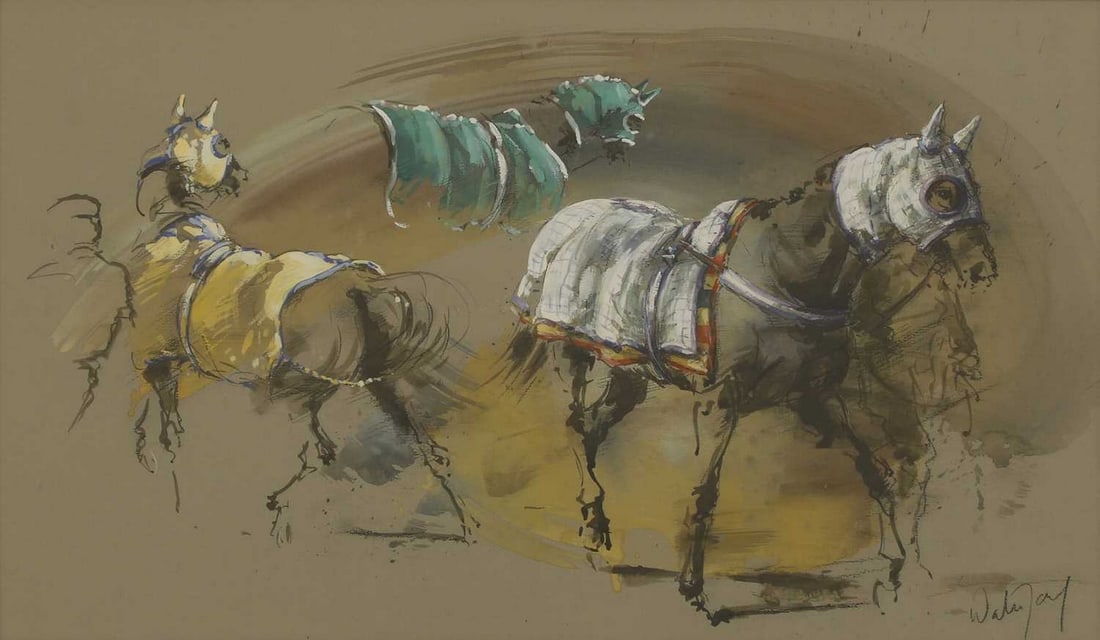 ▲ Hubert de Watrigant (French, b.1954) 'Blankets' (1 of 4)