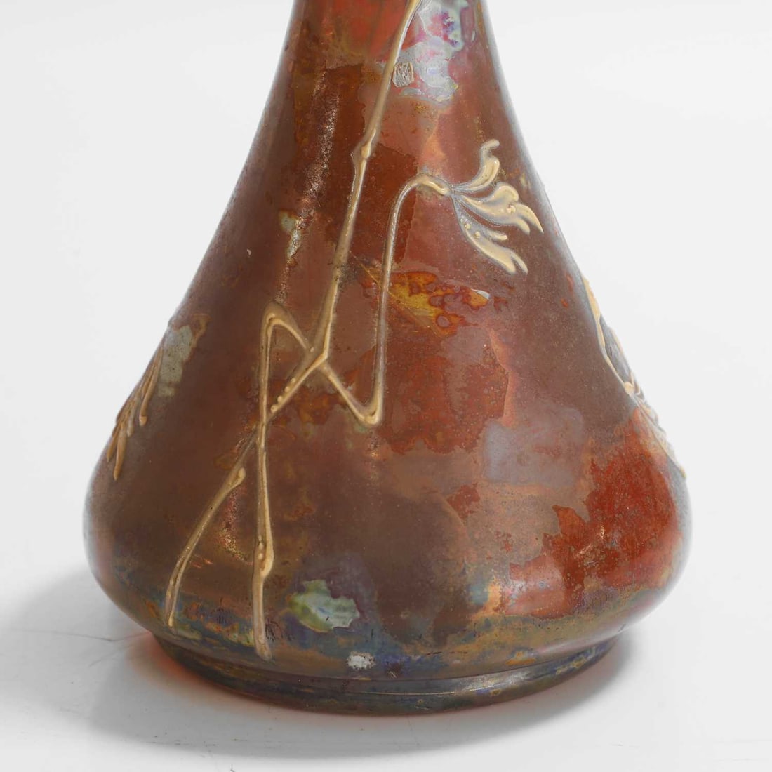 A Bohemian glass vase, circa 1890, - 4