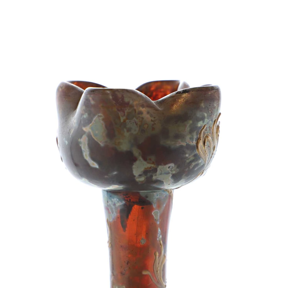 A Bohemian glass vase, circa 1890, - 6