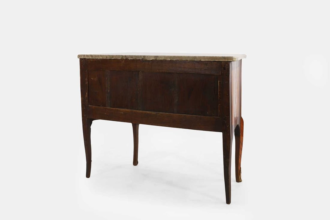 A Louis XVI transitional kingwood, tulipwood and amaranth commode, fourth quarter of the 18th centur - 3