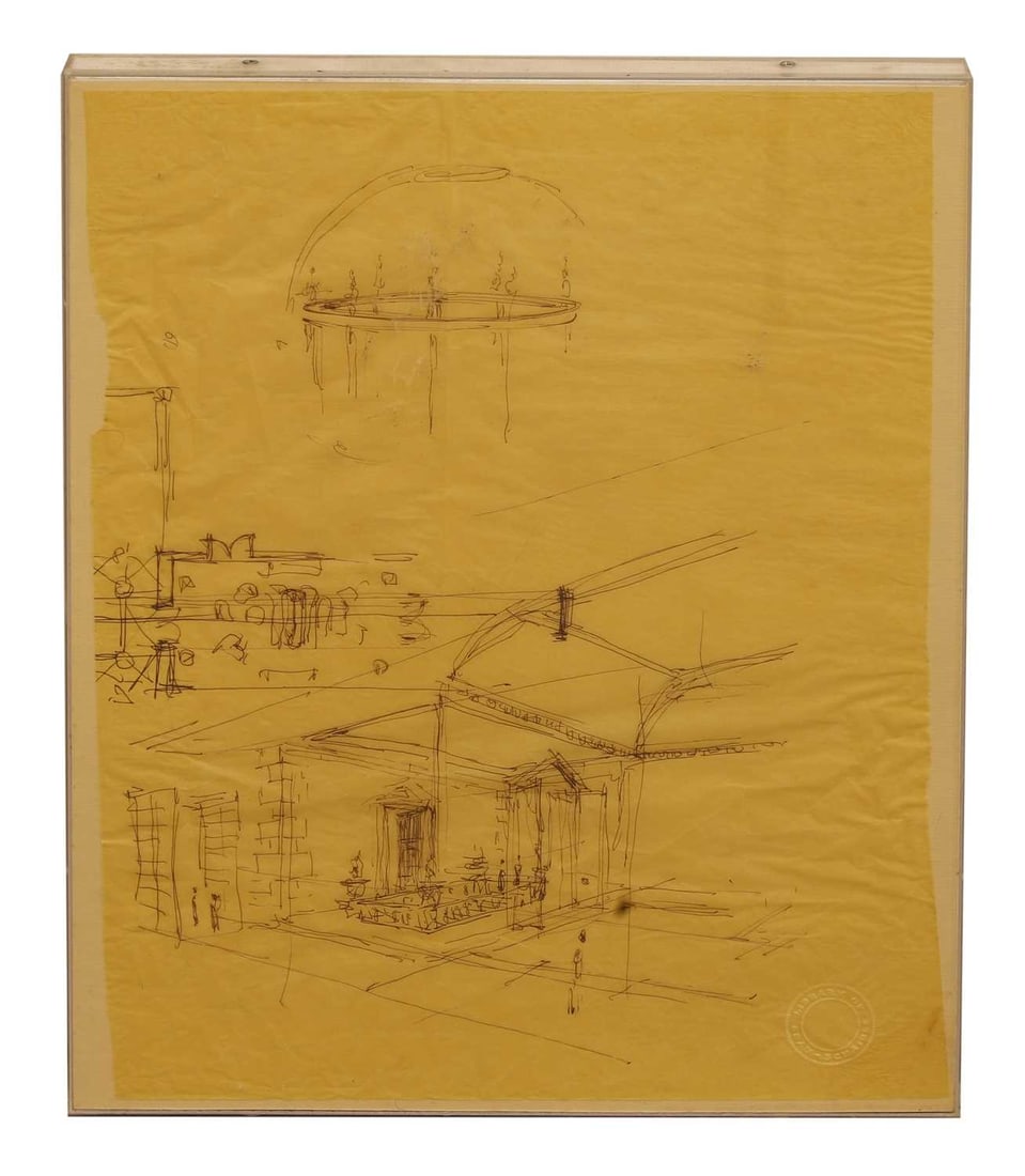 A large group of architectural drawings, - 11