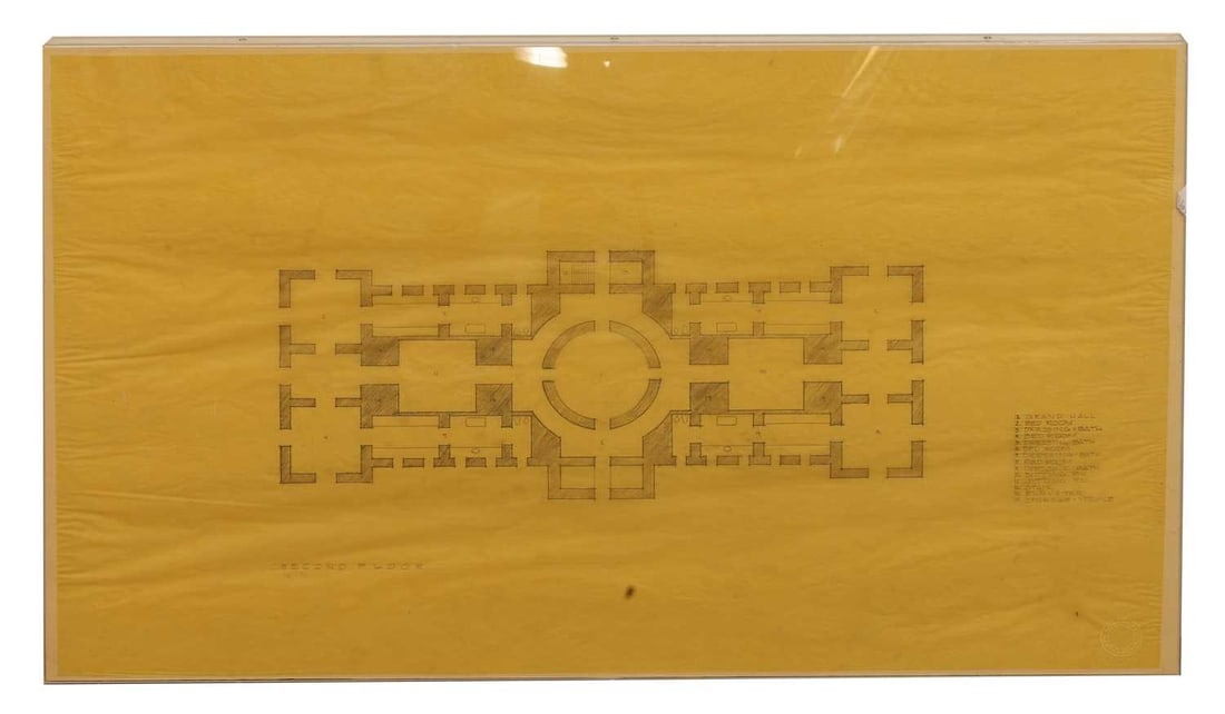 A large group of architectural drawings, - 13