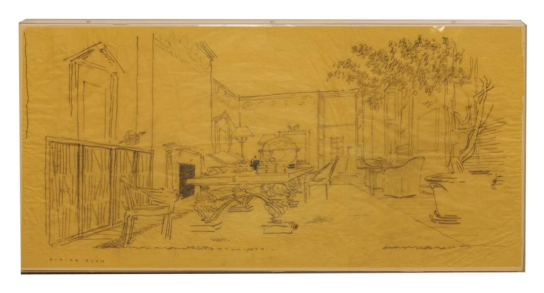 A large group of architectural drawings, - 2