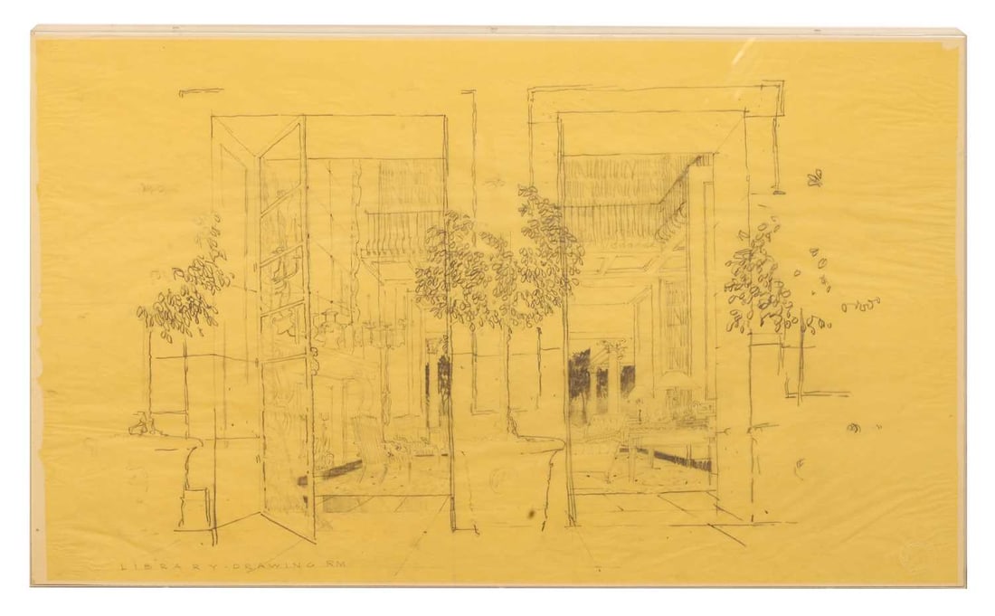 A large group of architectural drawings, - 3