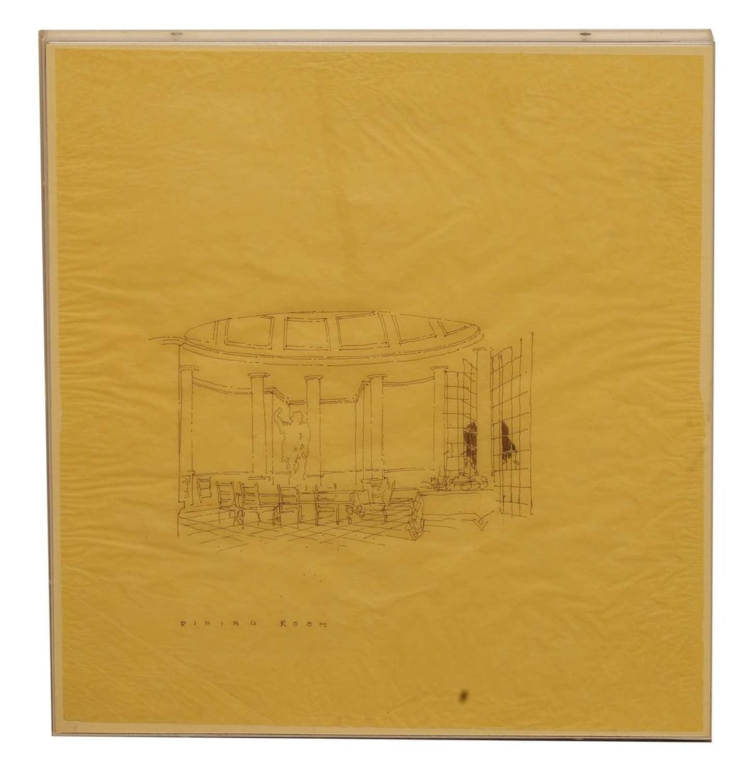 A large group of architectural drawings, - 7