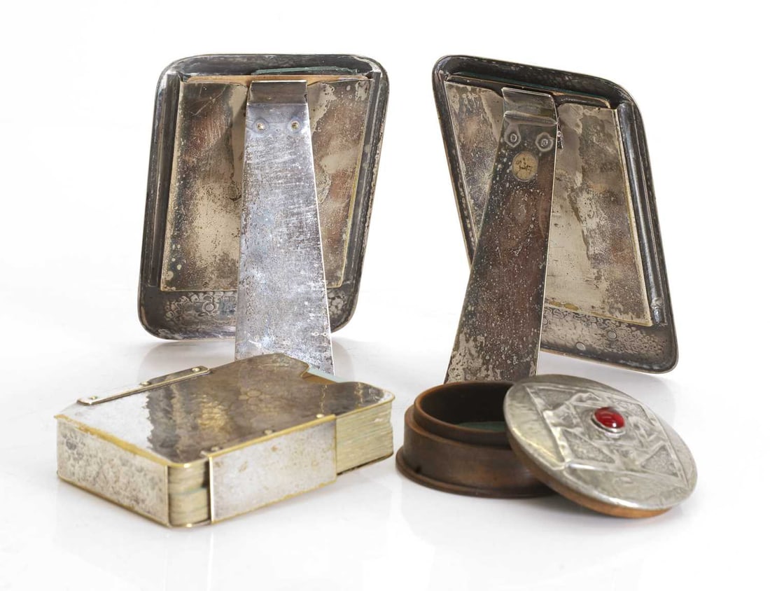 A group of Liberty Tudric and enamel items, 20th century, - 2