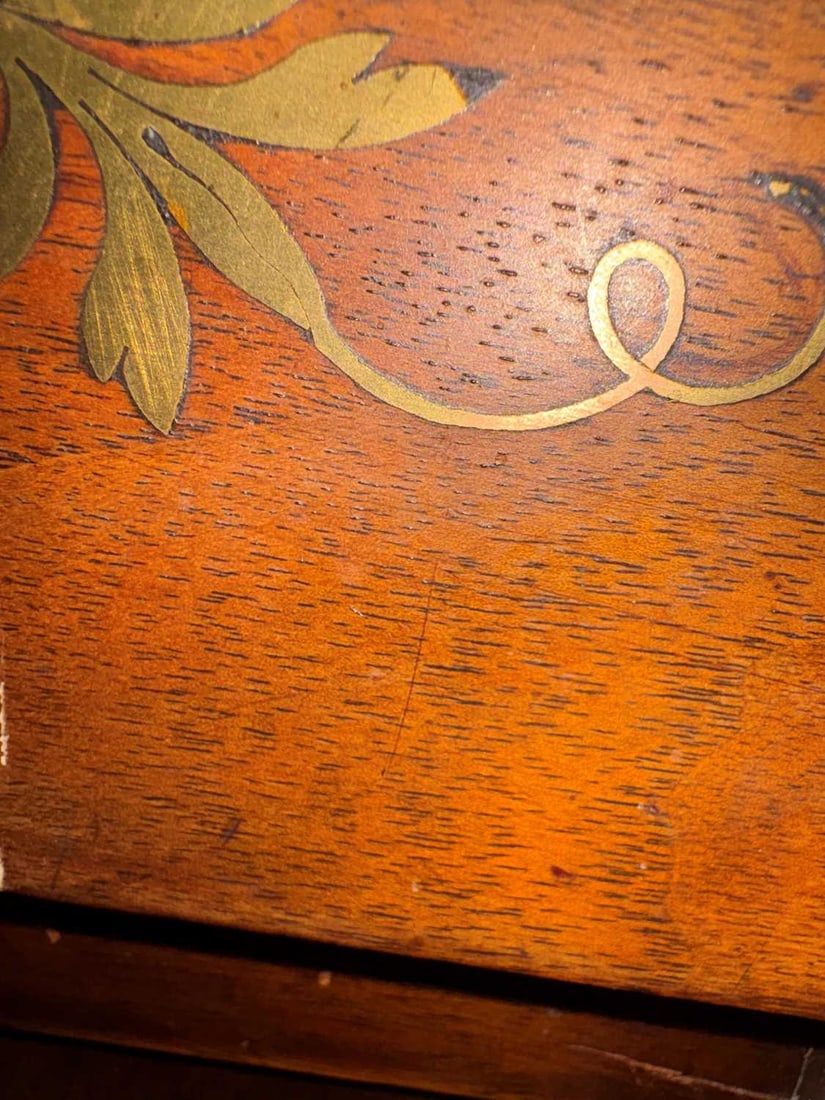 A French Empire mahogany and brass cabinet, c.1830, - 5