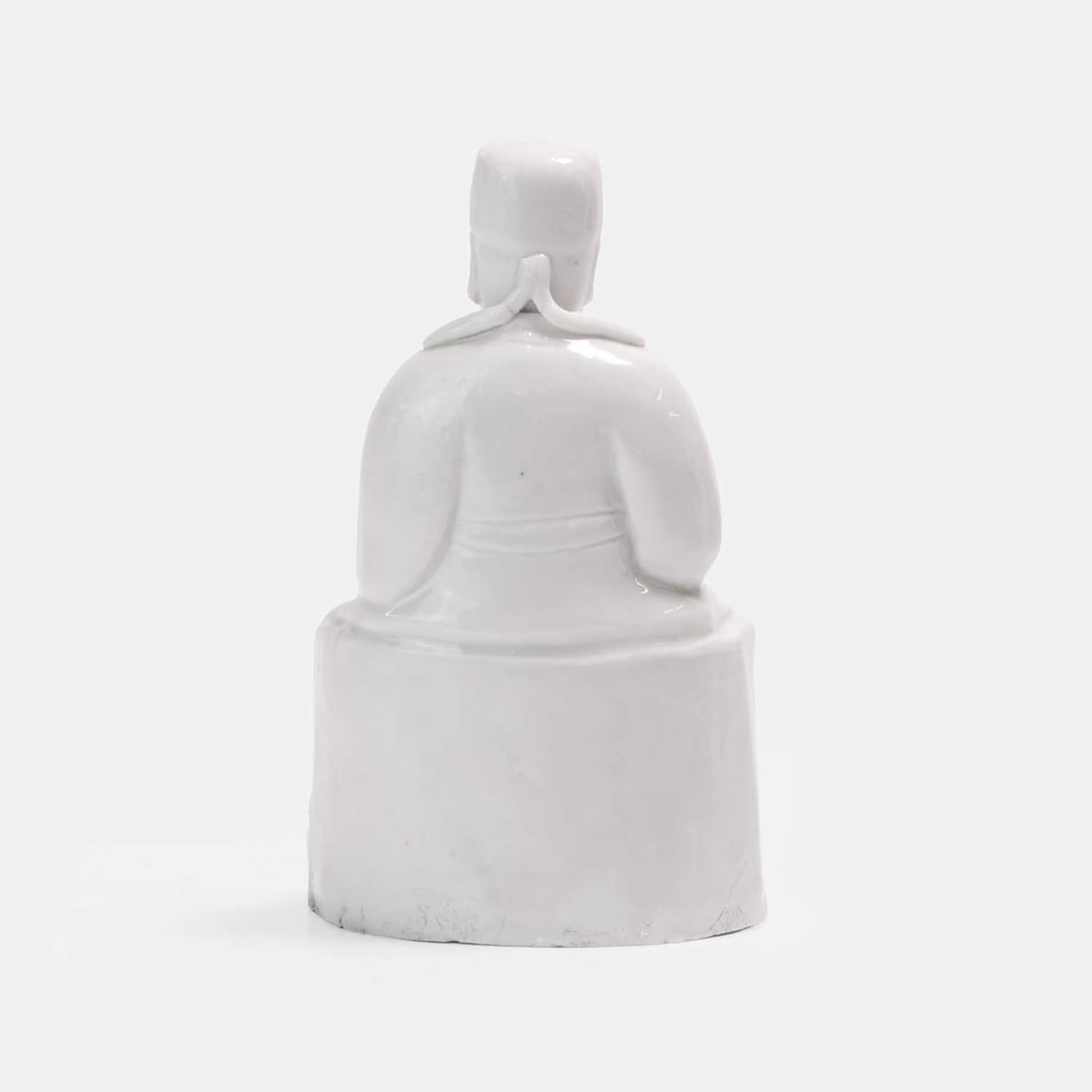 A Dehua blanc de chine seated figure of Wenchang, - 2