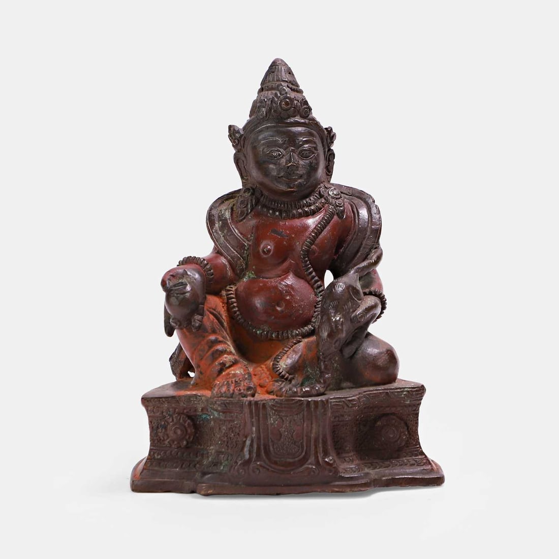 A Tibetan bronze figure, (1 of 2)