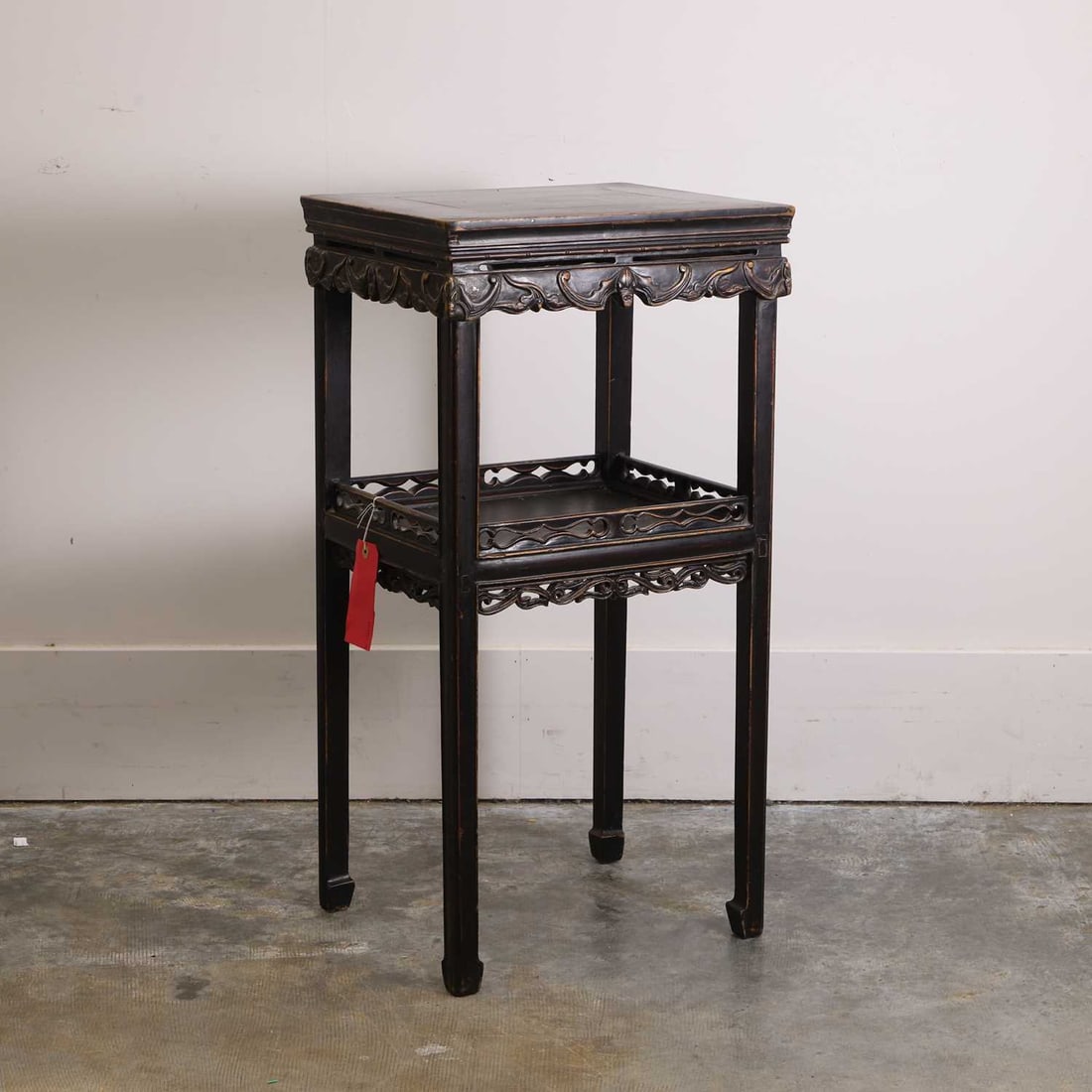 A hardwood jardiniere stand, late 19th / early 20th century, Chinese, - 3