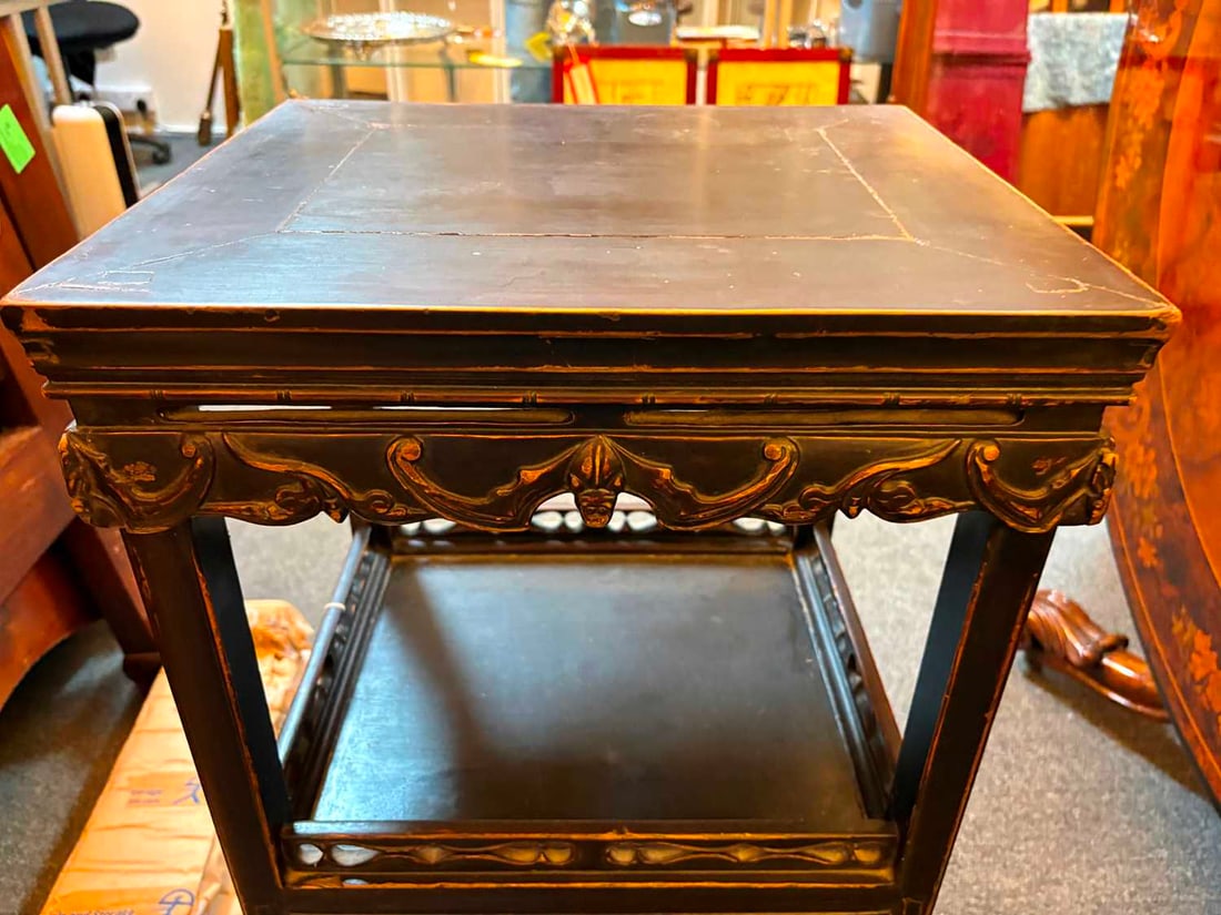 A hardwood jardiniere stand, late 19th / early 20th century, Chinese, - 7