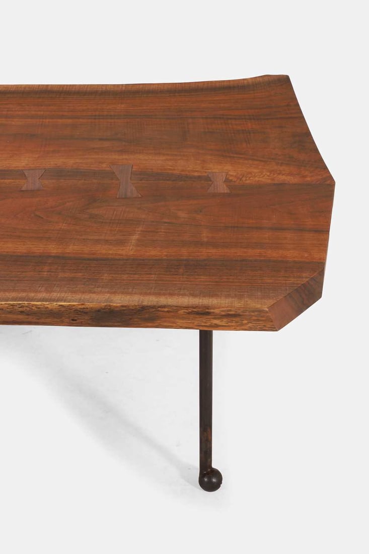 A live-edge tree slice coffee table, of recent manufacture, - 5