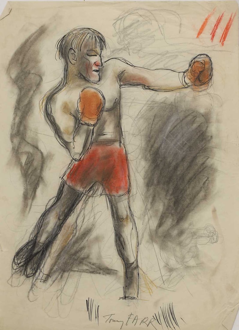 Anthony Wysard (British, 1907-1984) A group of six mixed media drawings - 2