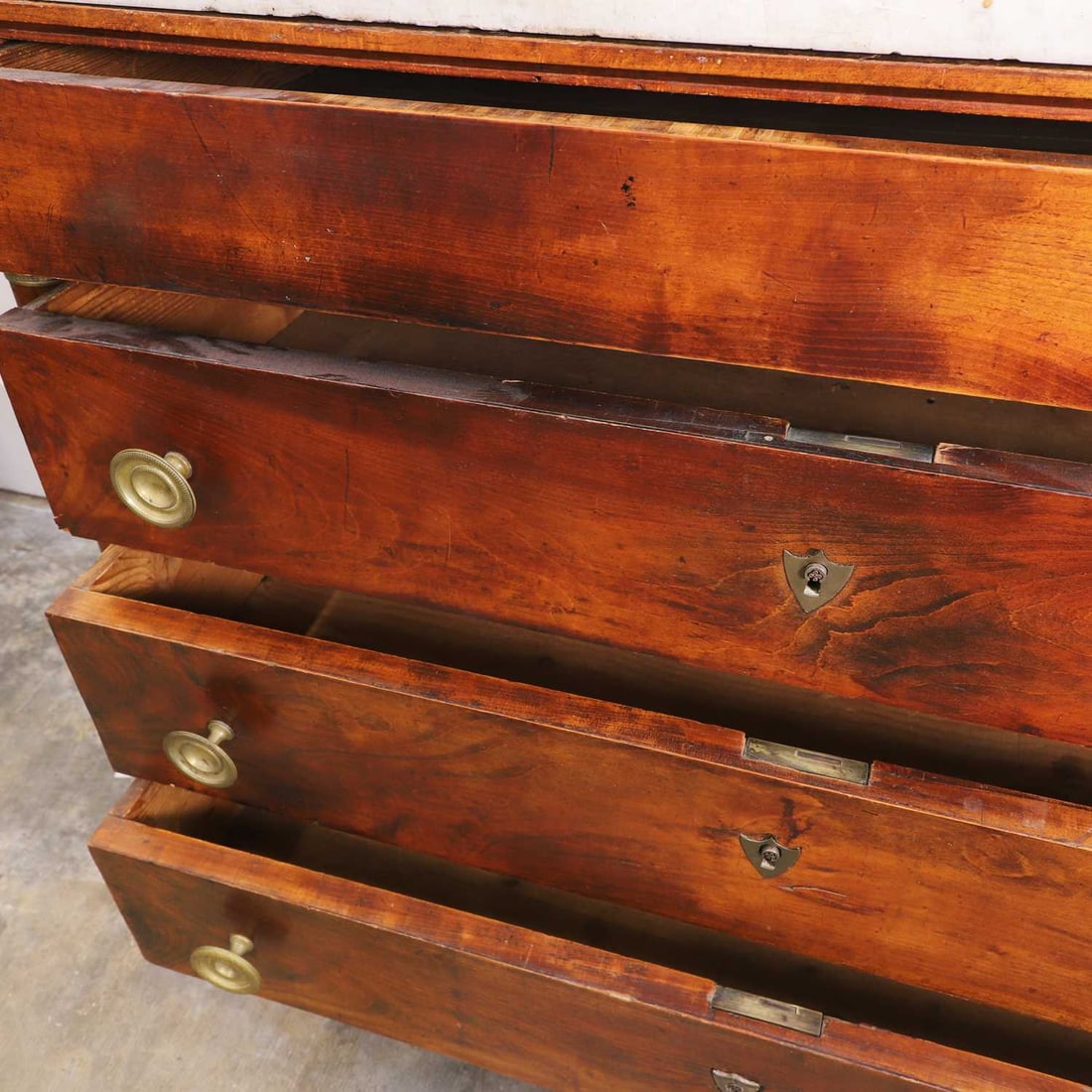 A French Empire 'tréfle' commode, early 19th century, - 10