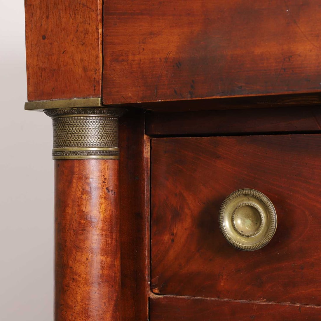 A French Empire 'tréfle' commode, early 19th century, - 5
