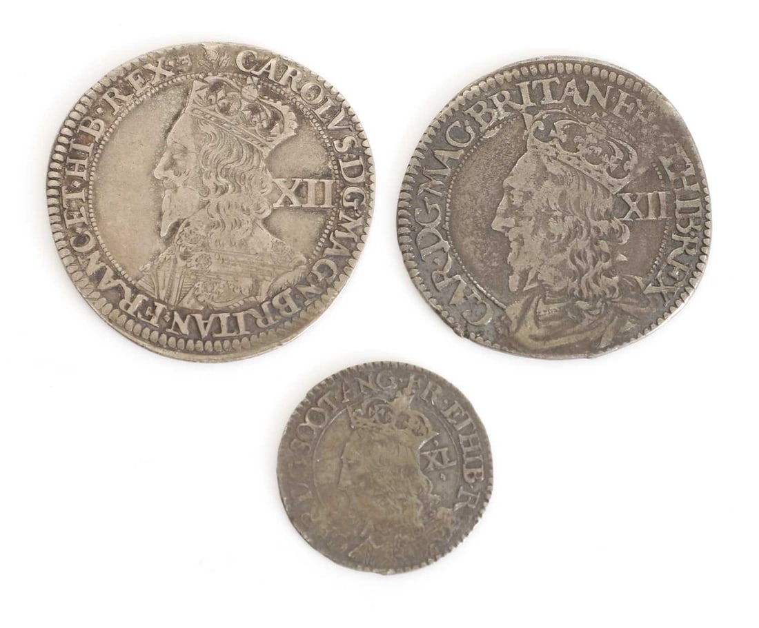 Coins, Scotland, Charles I (1625-1649), - 2