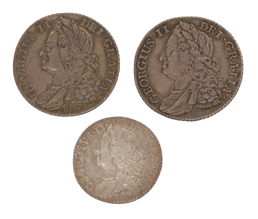 Coins, Great Britain, George II (1727-1760), (1 of 2)