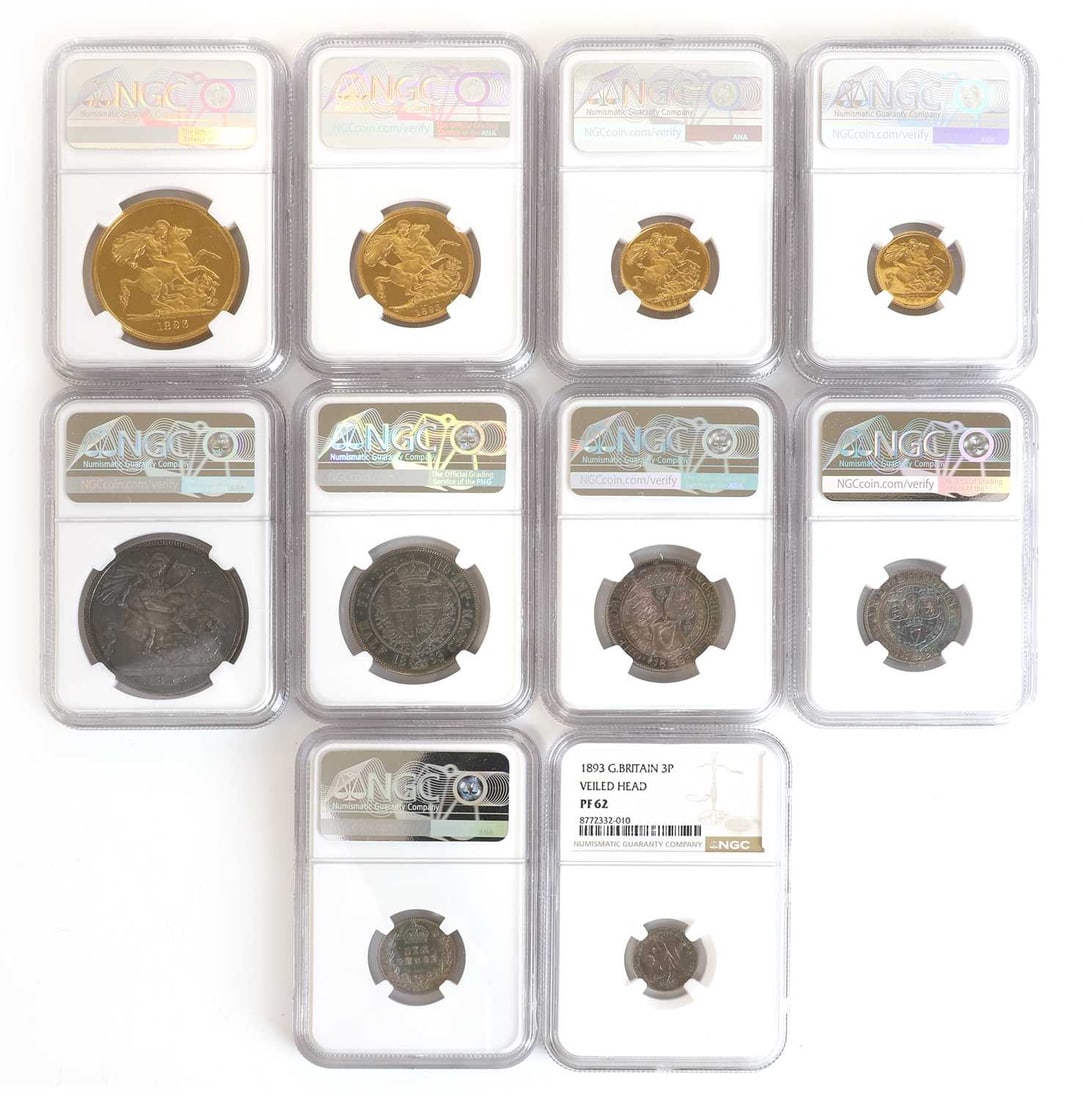 Coins, Great Britain, Victoria (1837-1901), - 2
