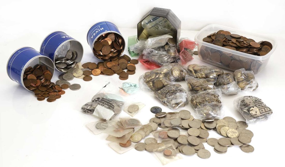 Coins, Great Britain & World, - 3