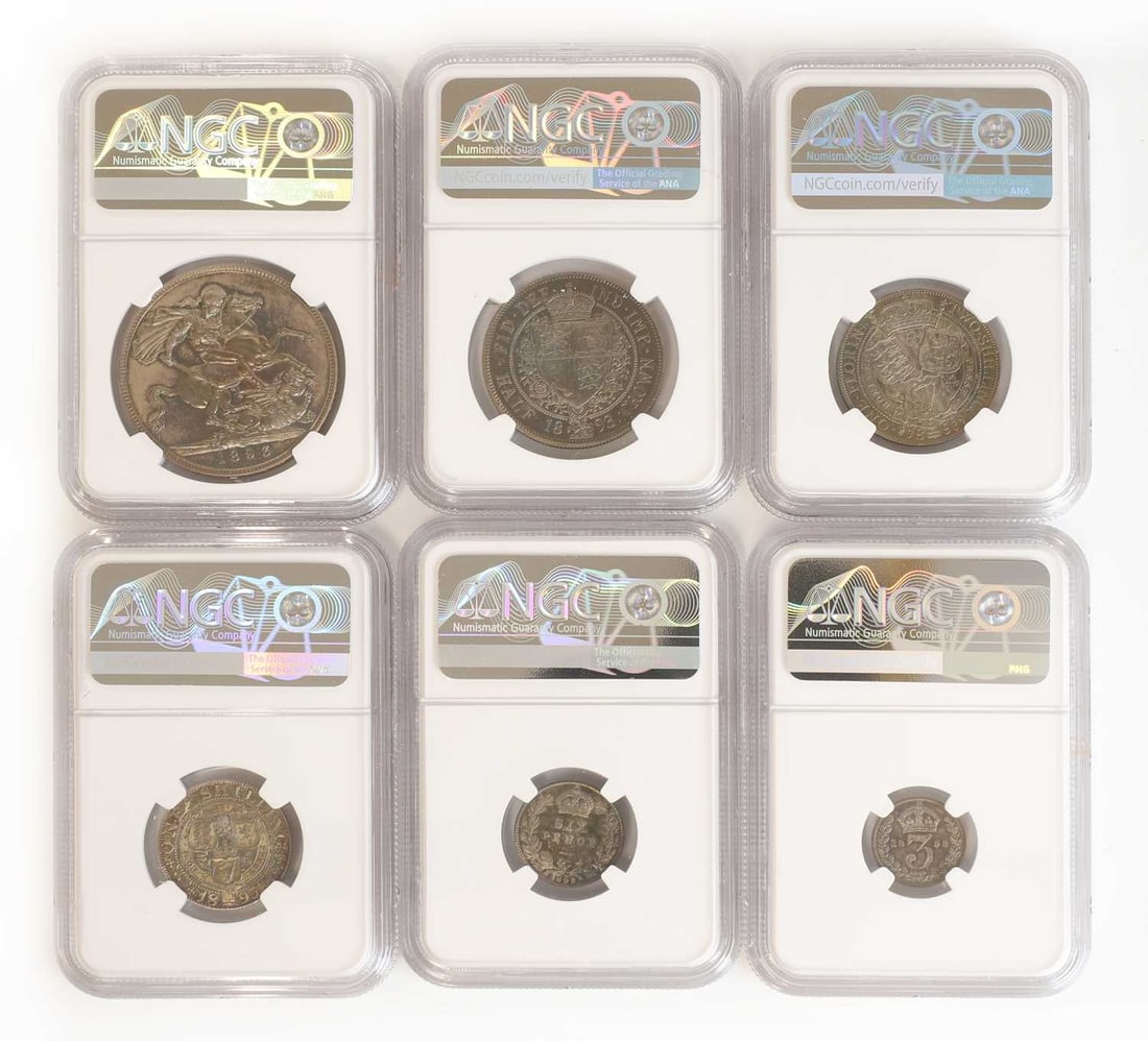 Coins, Great Britain, Victoria (1837-1901), - 2