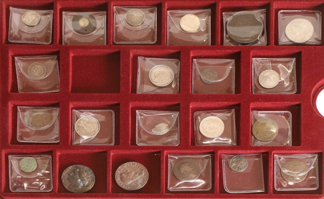 Coins, Great Britain, & World, - 5