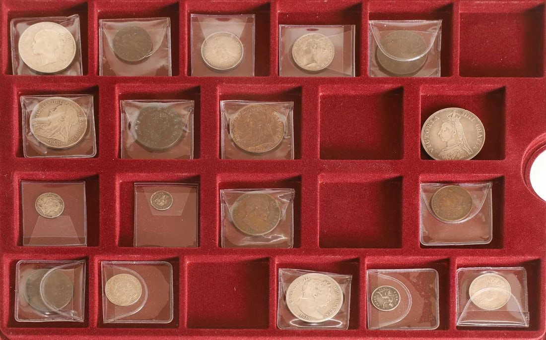 Coins, Great Britain, & World, - 6
