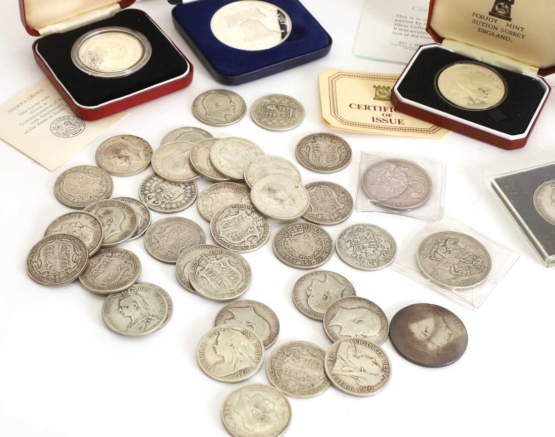 Coins, Great Britain & World, - 3
