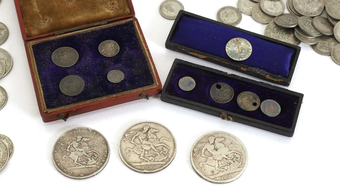 Coins, Great Britain & World, - 2