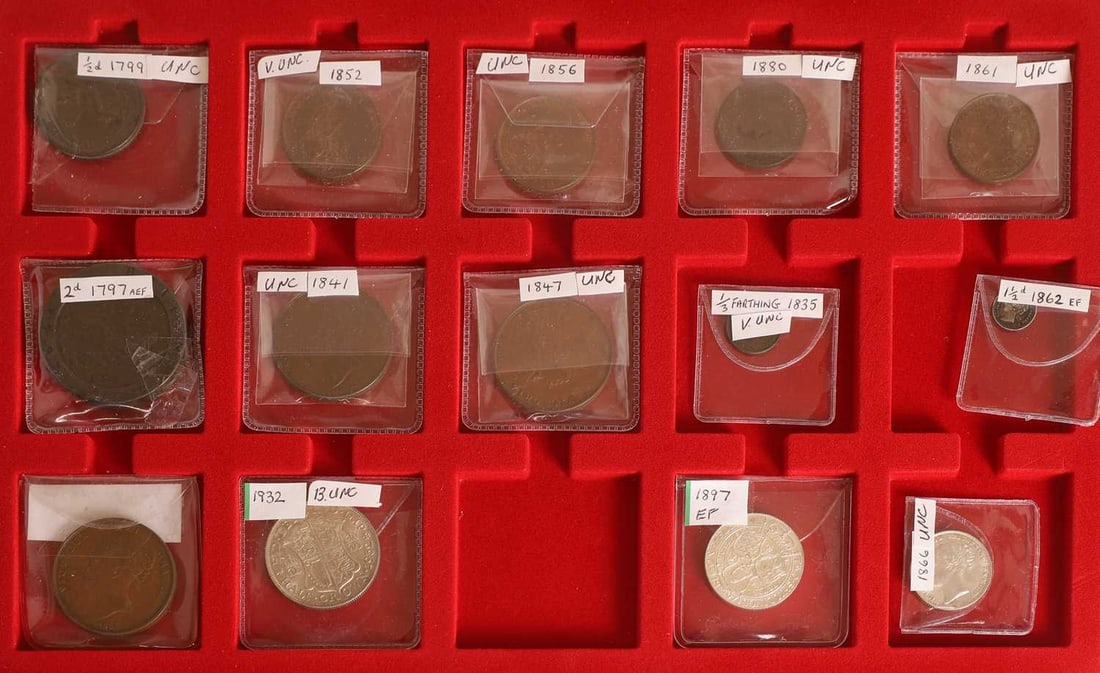 Coins, Great Britain & World, - 2