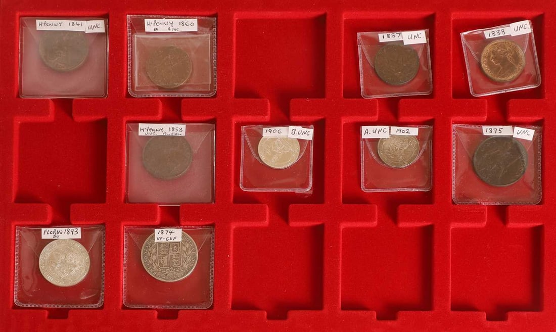 Coins, Great Britain & World, - 9