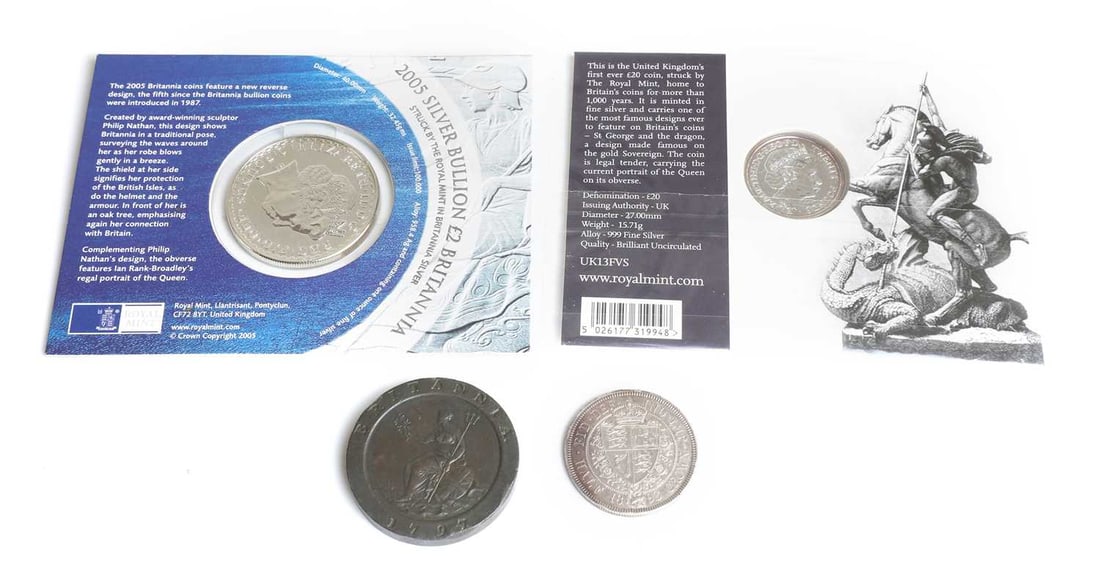 Coins & Medals, Great Britain & World, - 2