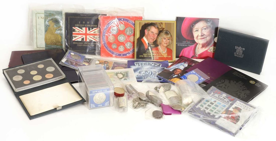 Coins, Great Britain, Elizabeth II (1952-2022), - 2