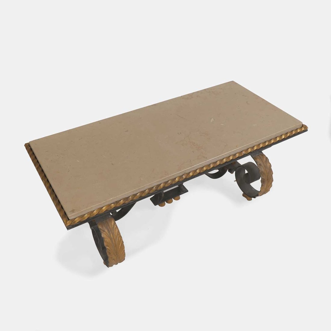 Manner of Gilbert Poillerat, a coffee table, - 3