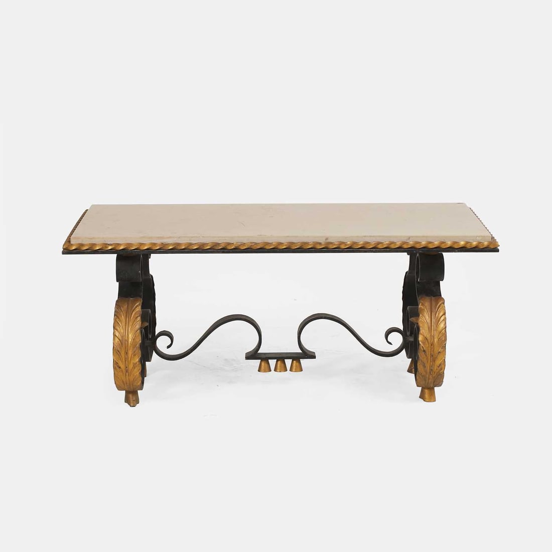 Manner of Gilbert Poillerat, a coffee table, - 4