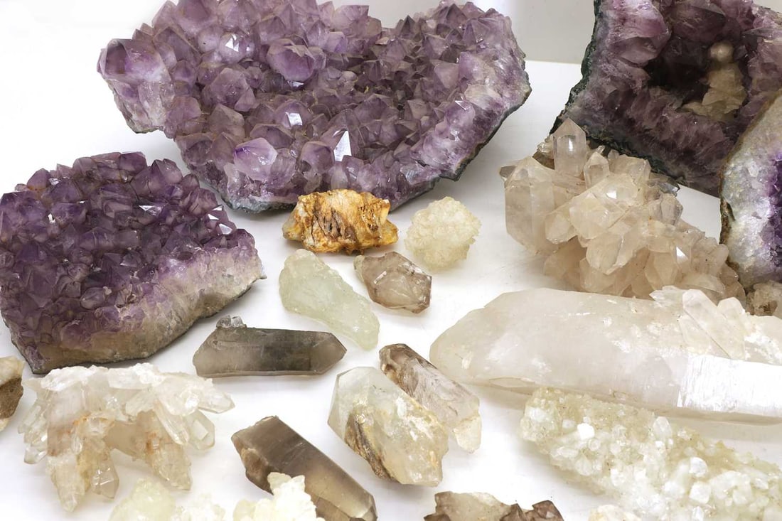 A collection of quartz crystal wands - 3