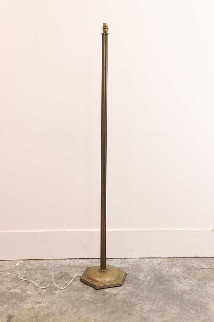 A bronze standard lamp, mid-20th century, Danish (1 of 1)